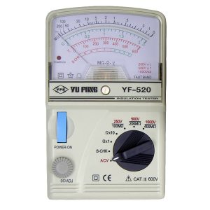 泰瑪斯YF-520指針高阻計|YF520指針絕緣電阻測試儀